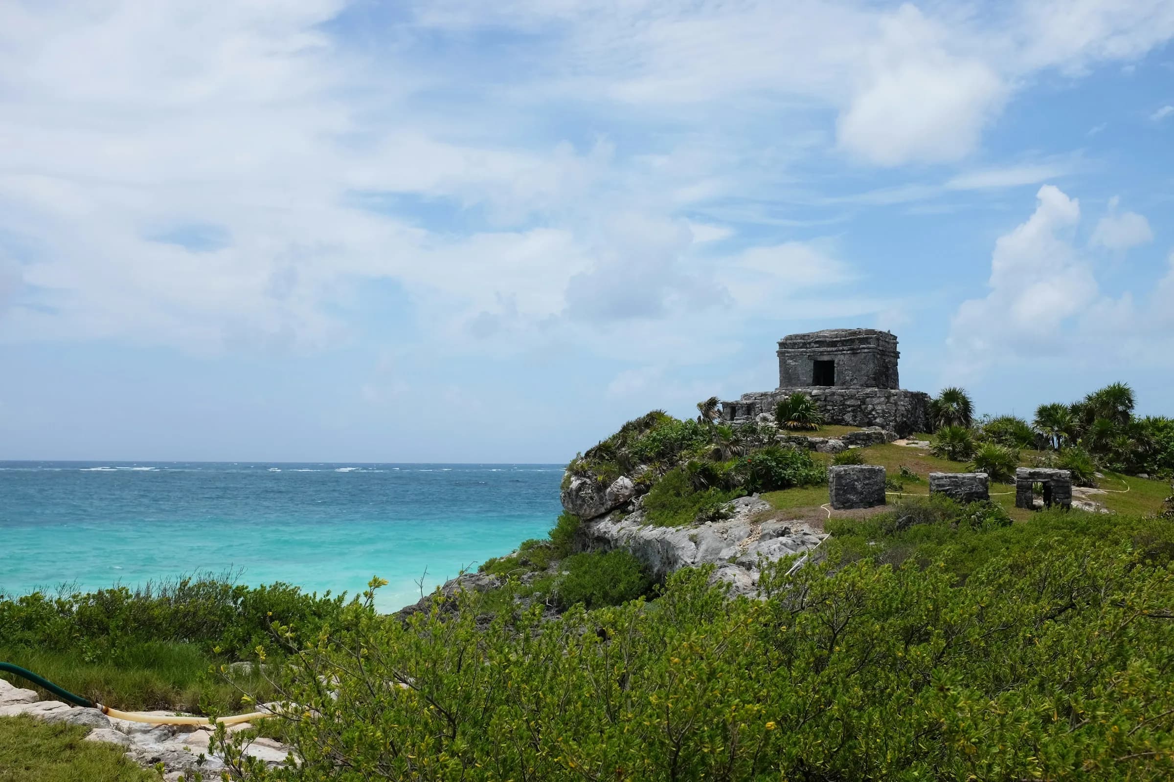 Tulum ruins by the sea